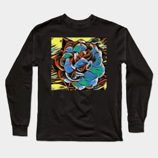 Graffiti Rose Long Sleeve T-Shirt